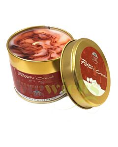 Potters Crouch Candle Tin Cinnamon Swirl